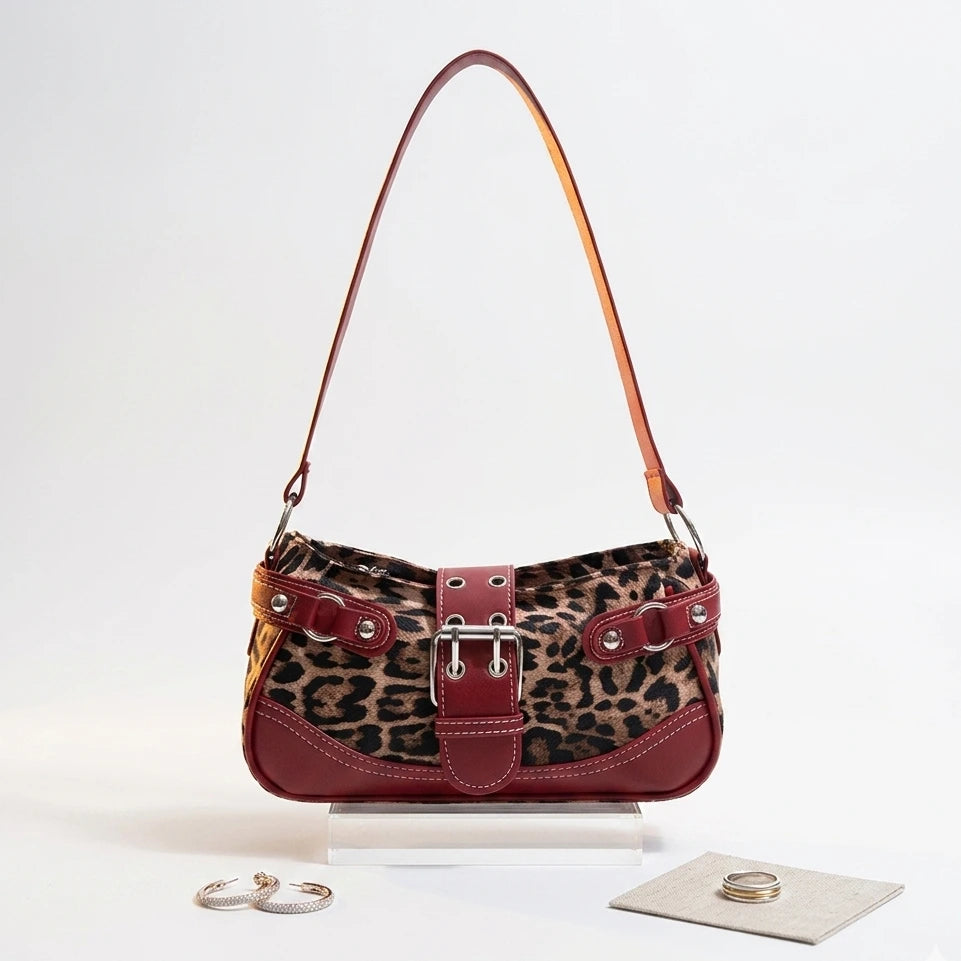 Leopard Print Under Arm Bag
