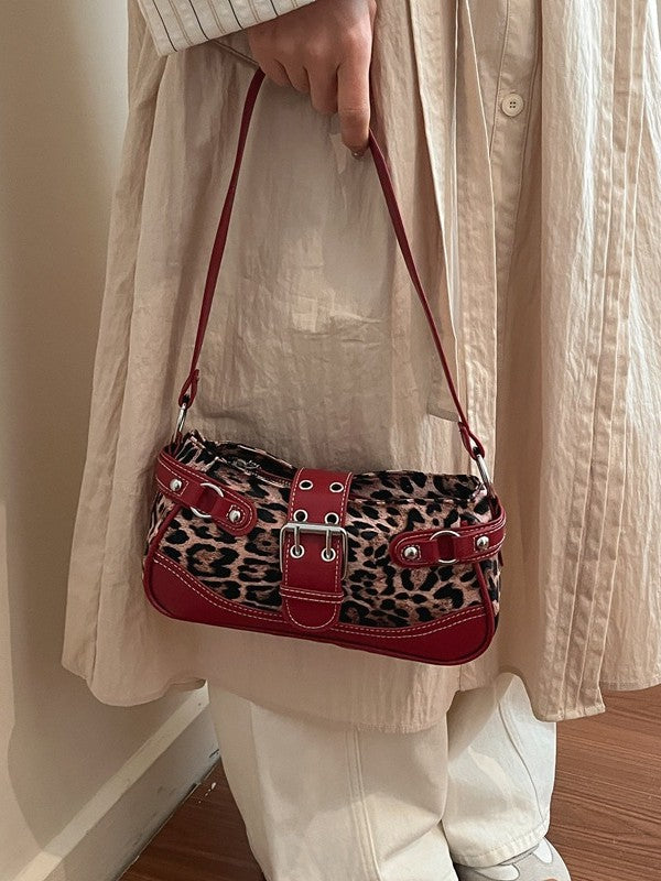 Leopard Print Under Arm Bag