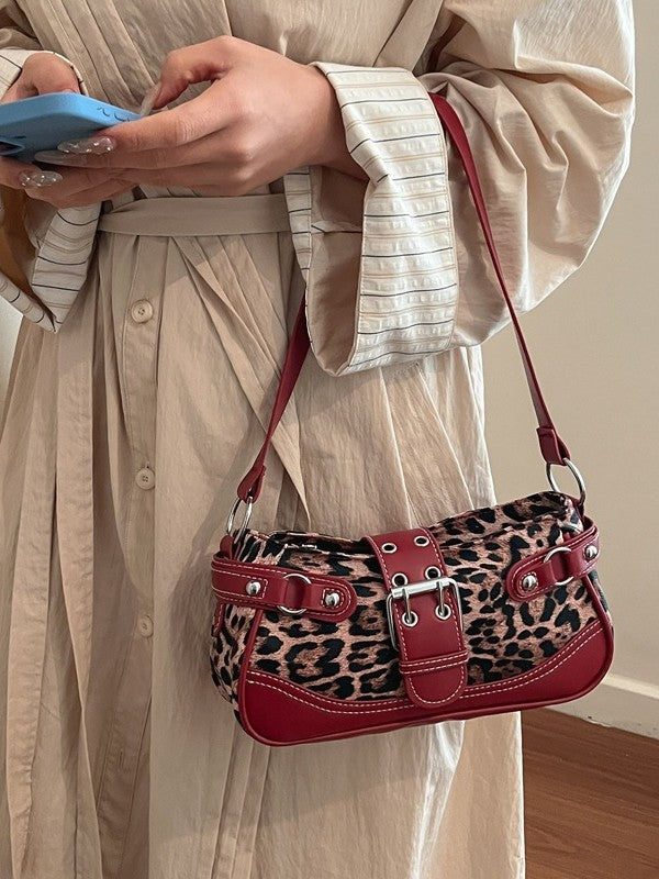 Leopard Print Under Arm Bag