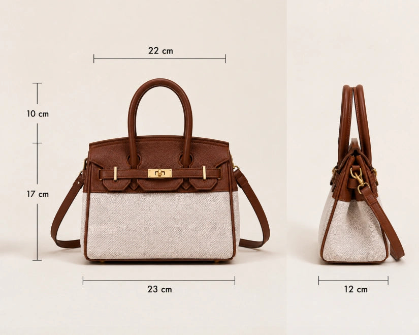Structured Canvas Tote