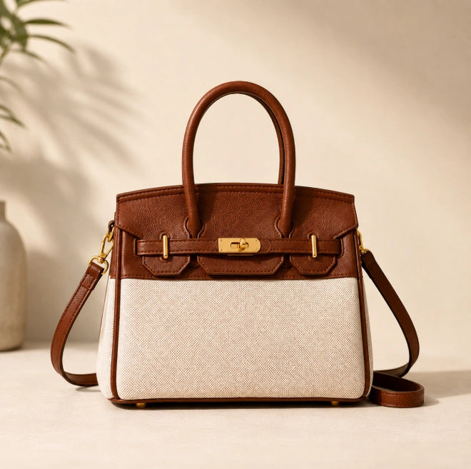 Structured Canvas Tote