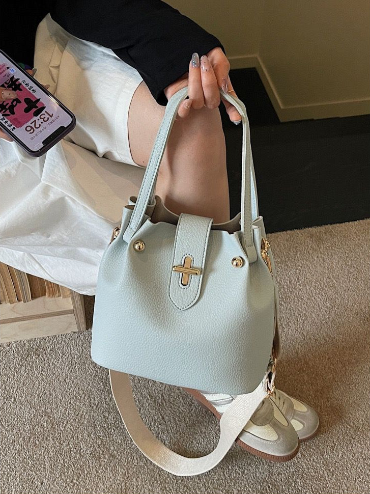 Sky Blue Bucket Bag