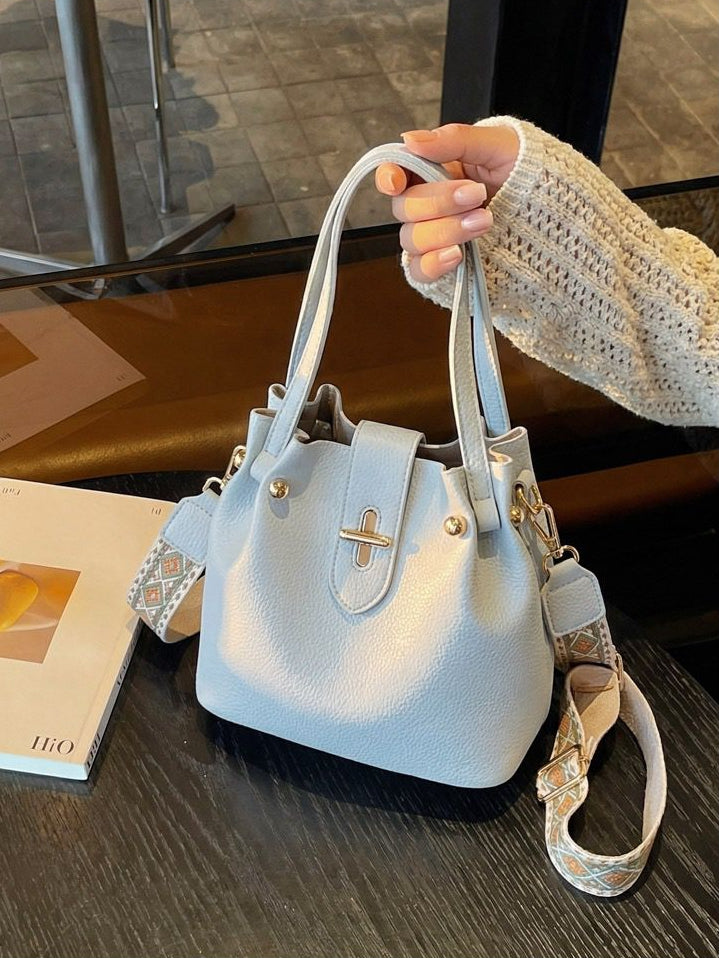 Sky Blue Bucket Bag